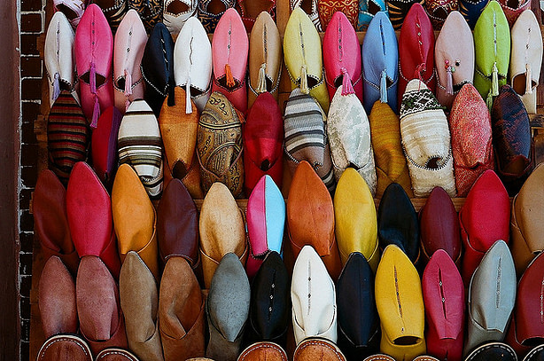 Marrakesh shopping scene