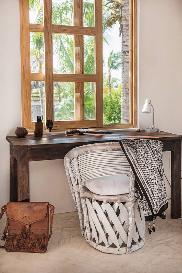 Vintage wooden desk