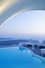 Infinity pool in Santorini