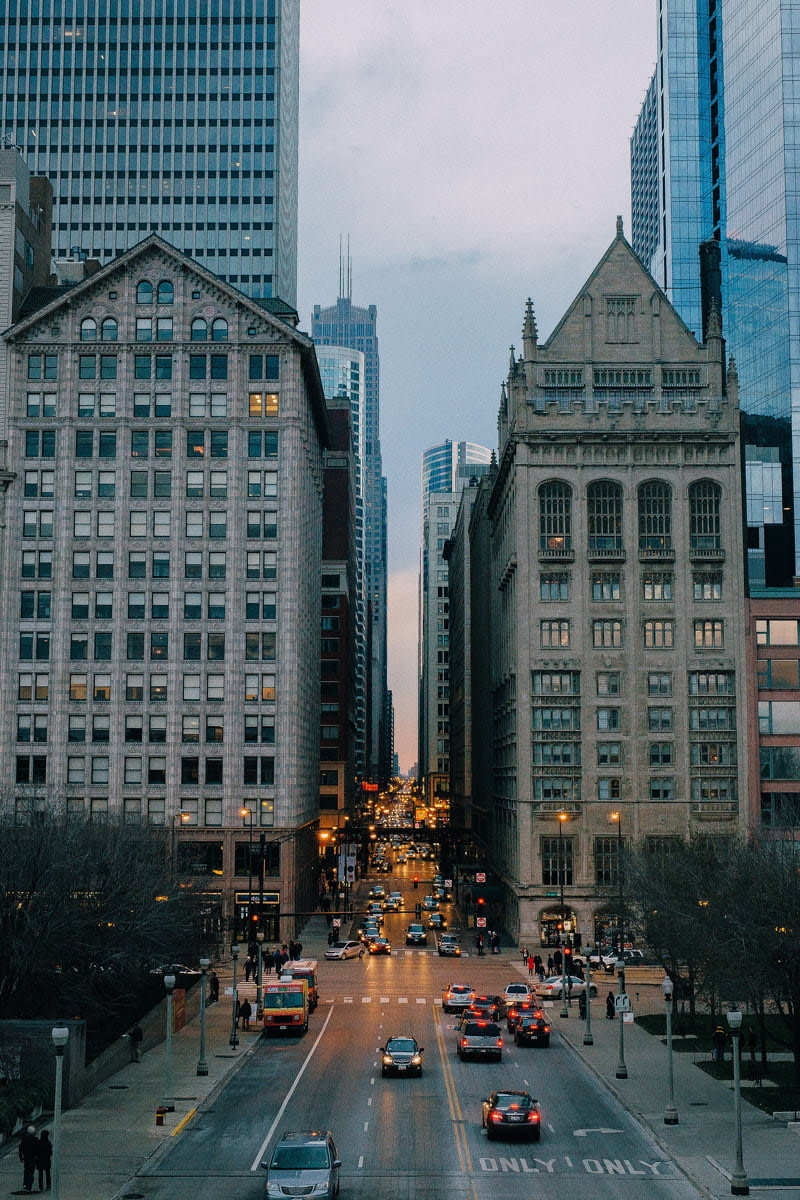 Avenue in Chicago
