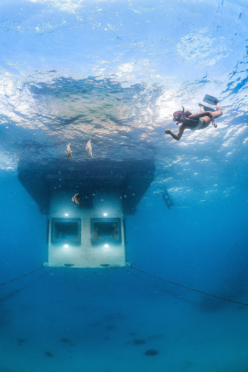 Underwater room in Tanzania