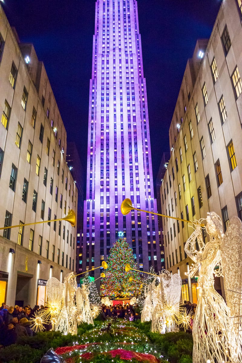 Rockefeller Center during Christmas