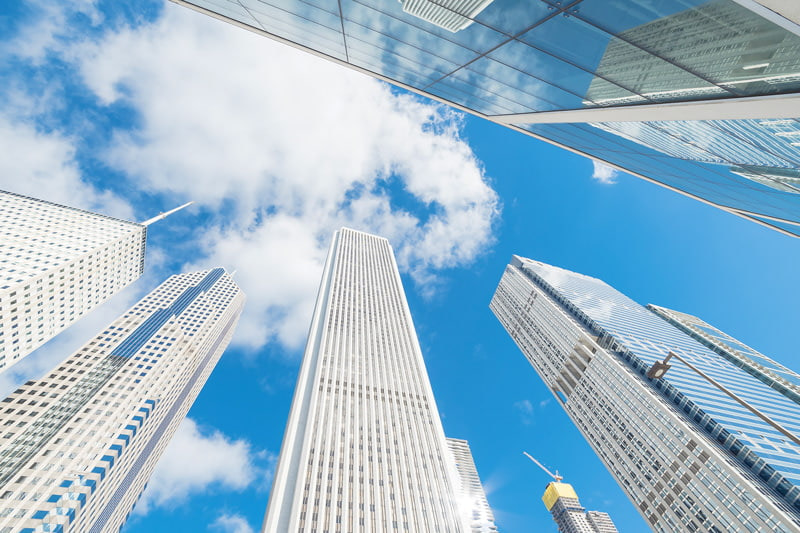 Office buildings in Chicago
