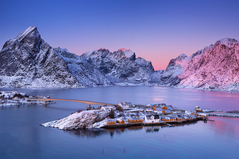 Remote village in Norway