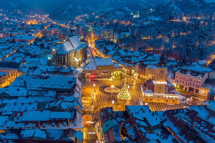 Beautiful city in Romania