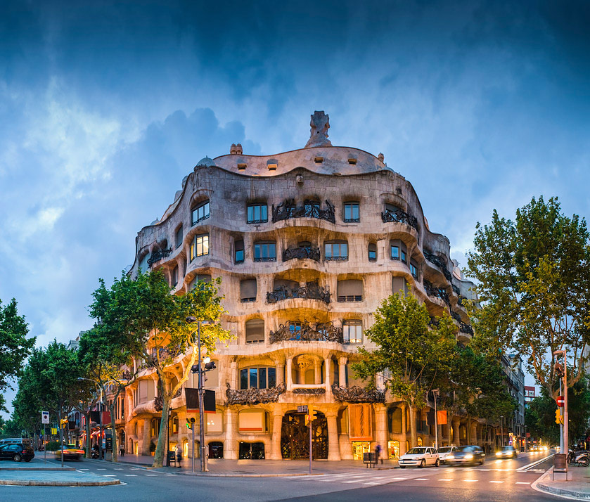 Modernista building by Gaudi