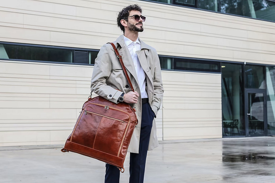 7 Elegant Leather Garment Bags for Formal Travel