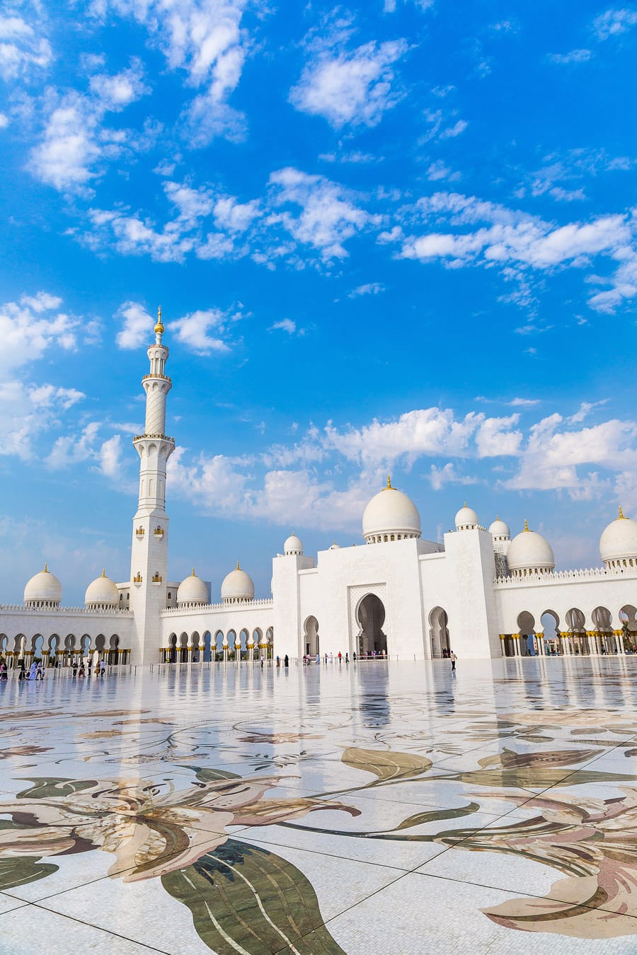 White marble mosque