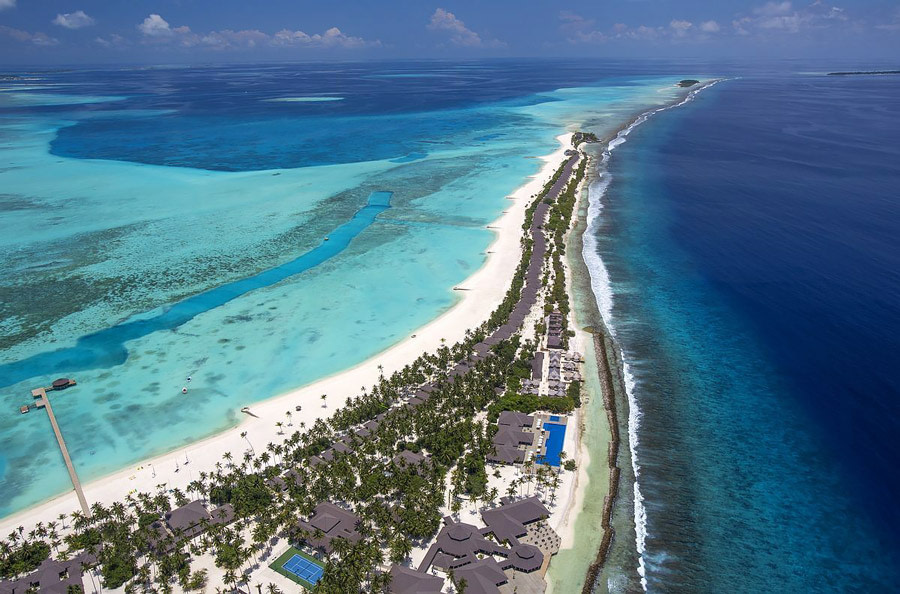 Island resort in the Maldives’ Lhaviyani Atoll