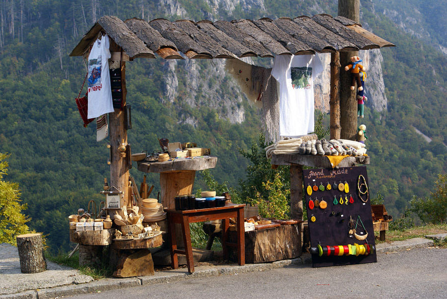 Traditional kiosk in Montenegro