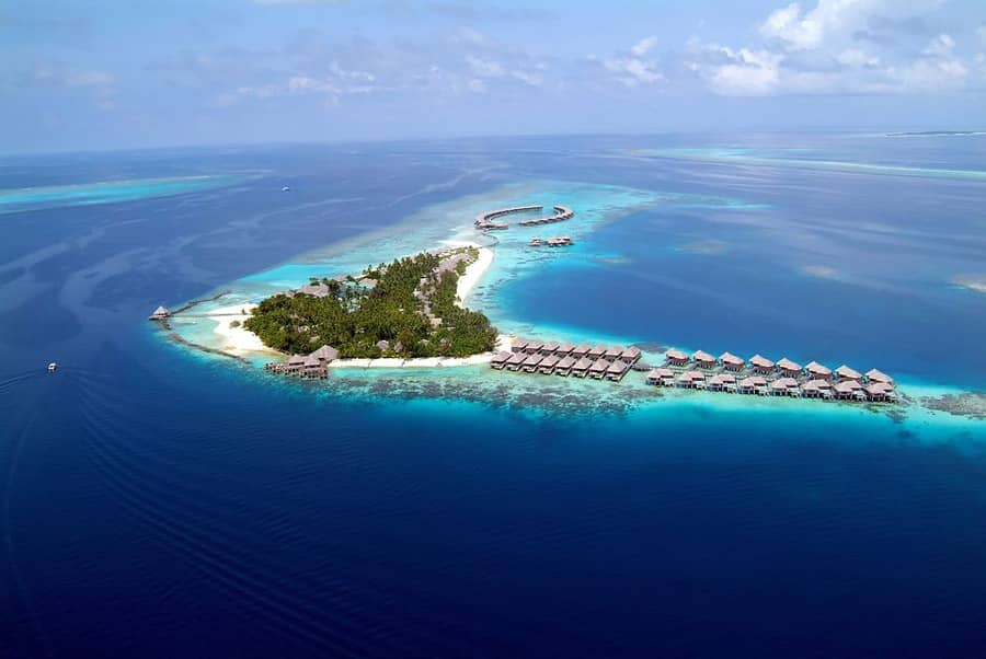 Island resort in the Maldives