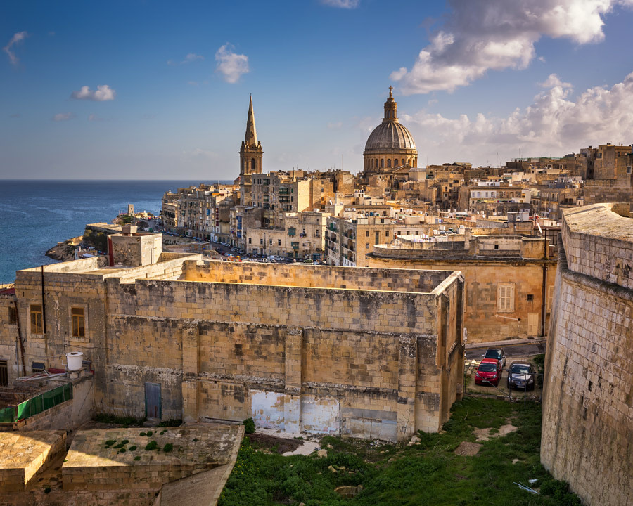 Valletta skyline