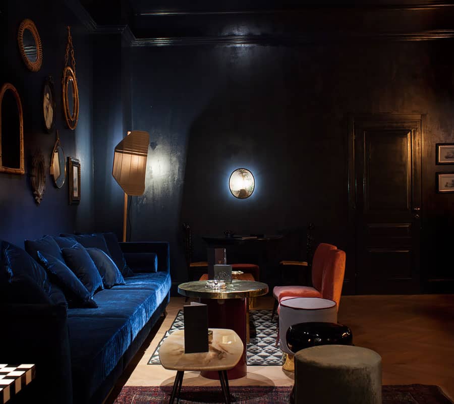 The cozy living room