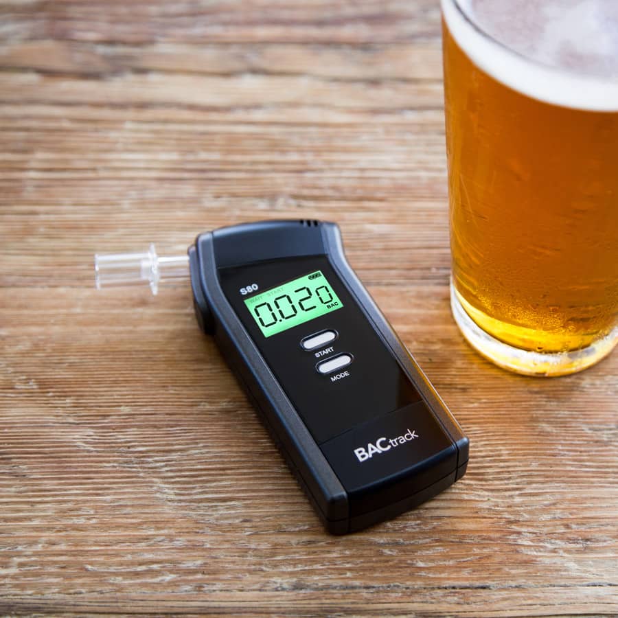 Portable breath alcohol tester