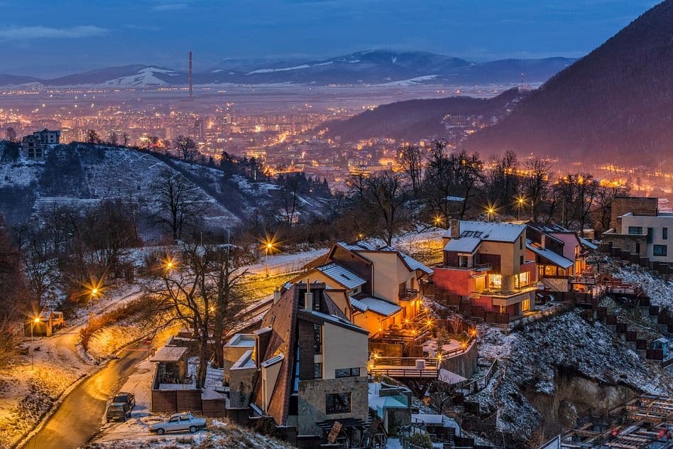Winter NIght in Transylvania