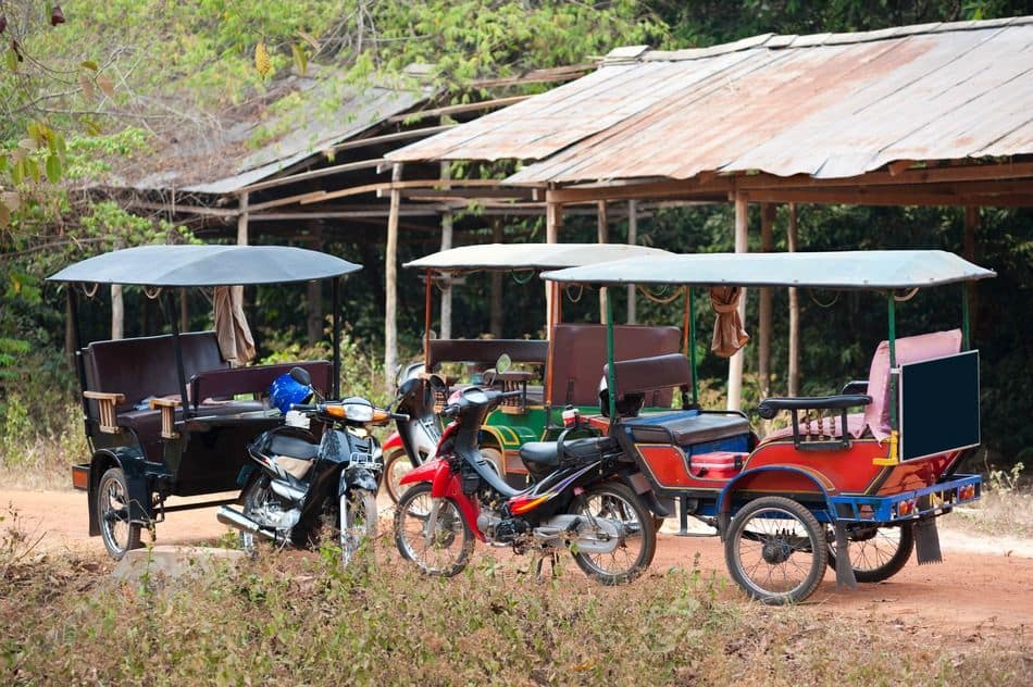The Cambodian tuk-tuk