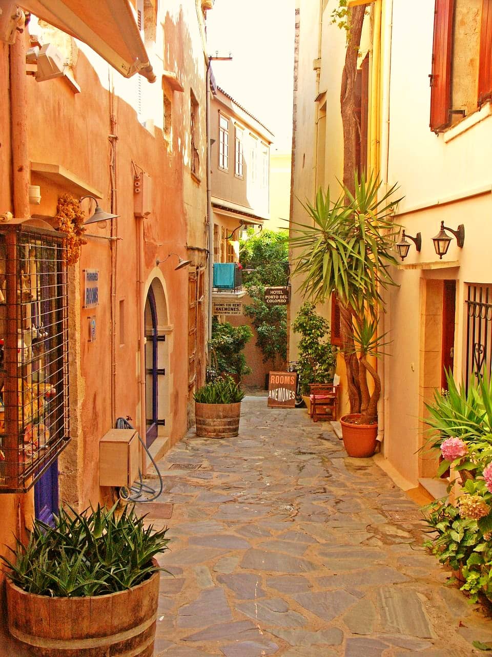 Old street in Crete