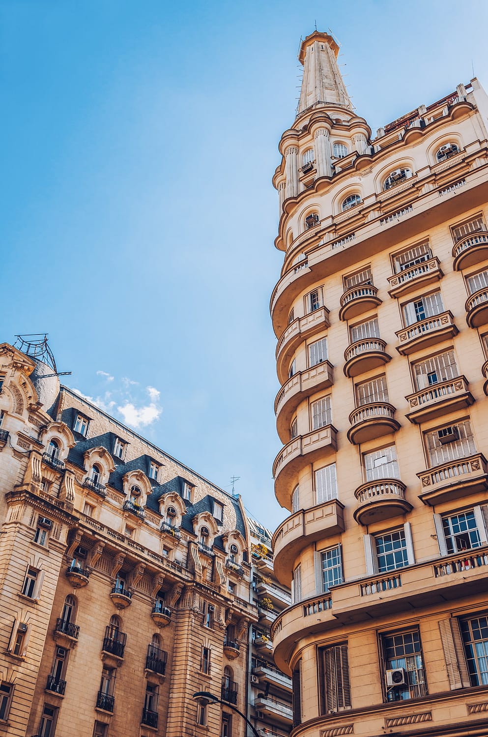 European architecture in Recoleta