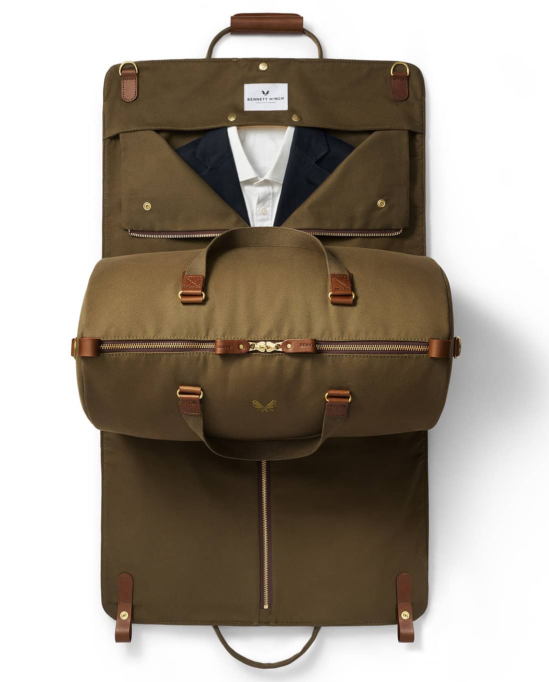 luggage with suit compartment