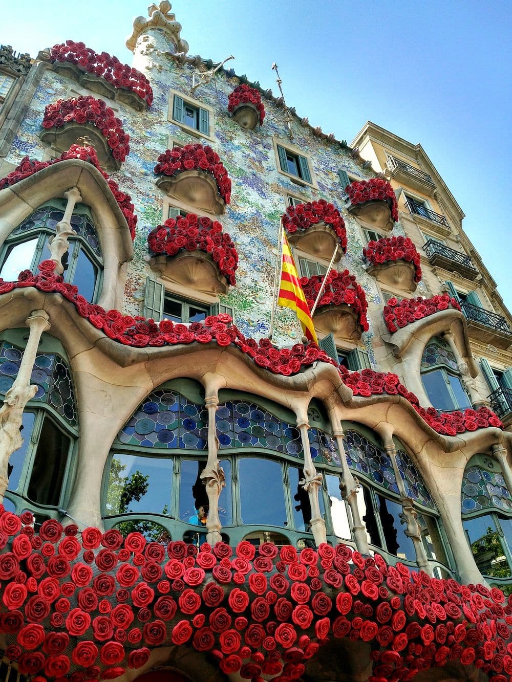 Modernista building in Barcelona