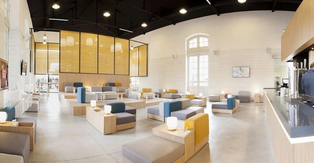 Hostel inside Valencia Train Station