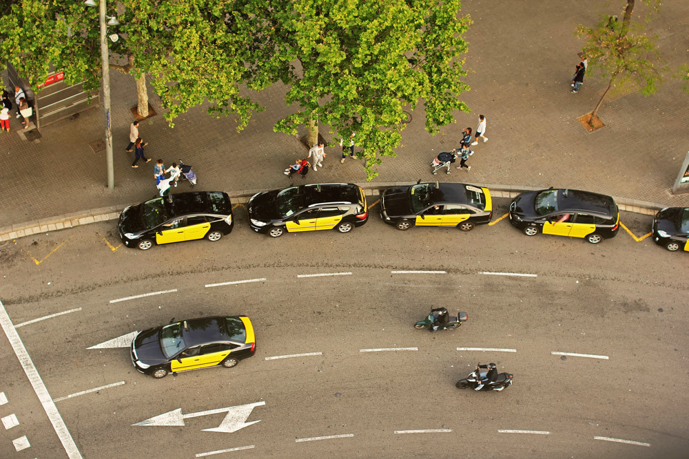 Taxis in Barcelona