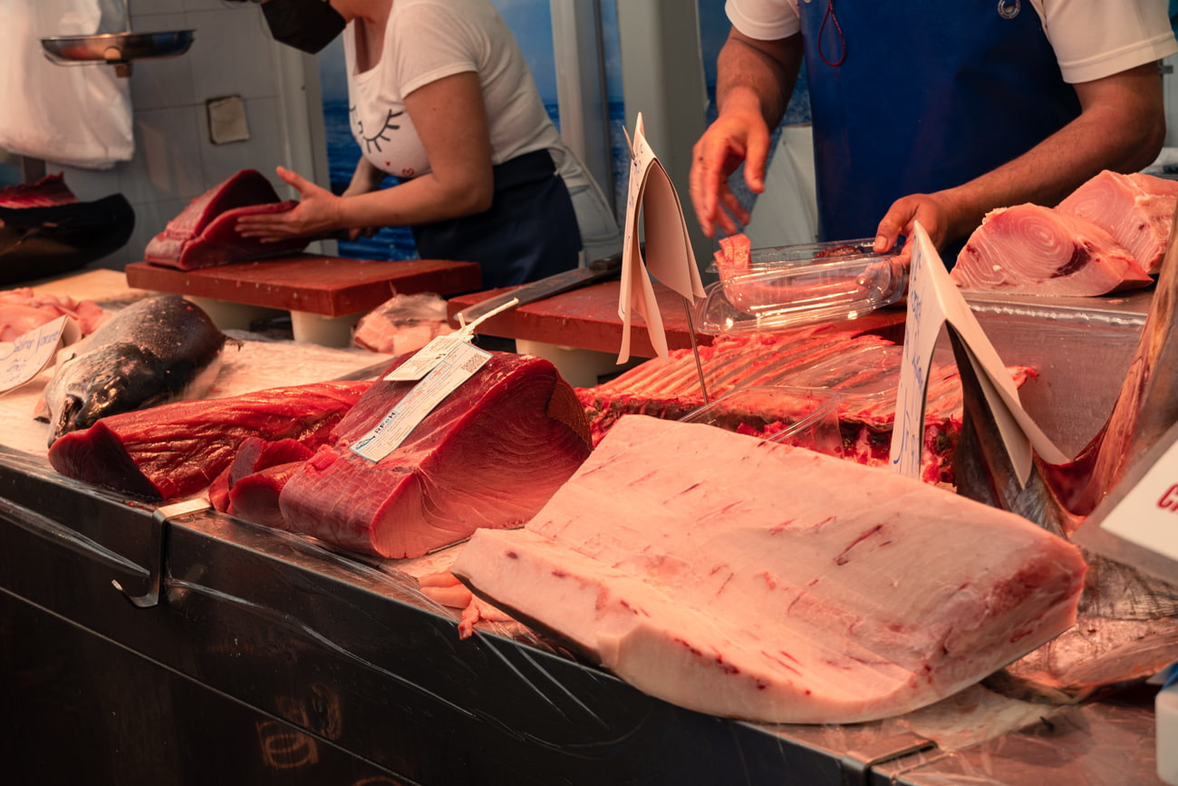 Tuna at Cadiz market