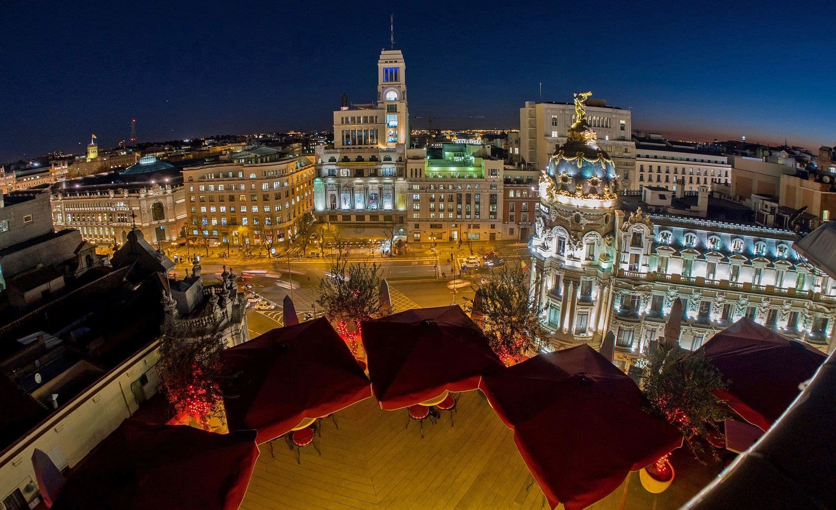 Gran Via at Night