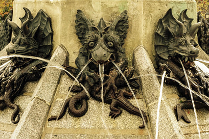 Fountain of the Fallen Angel