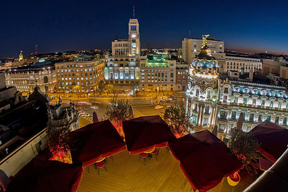 Gran Via at Night