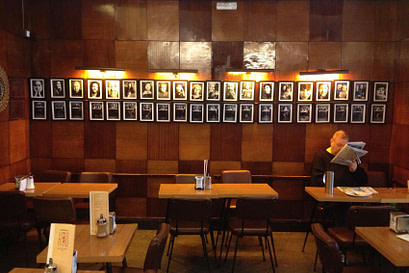 Retro cafe in Madrid