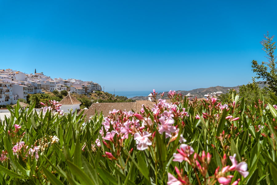 Sea views from Frigiliana