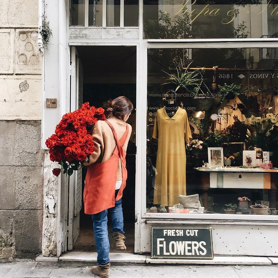 Unique flower store in Madrid