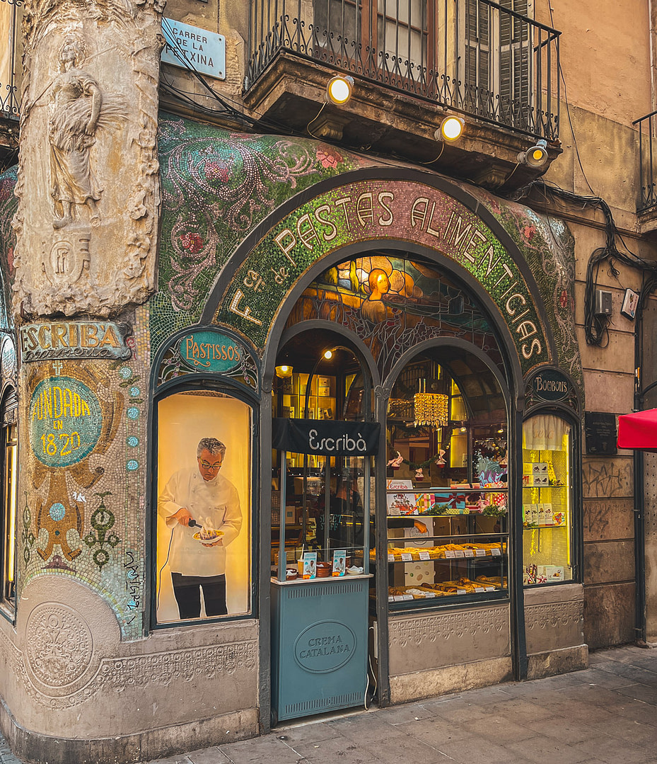 Pastry shop on La Rambla