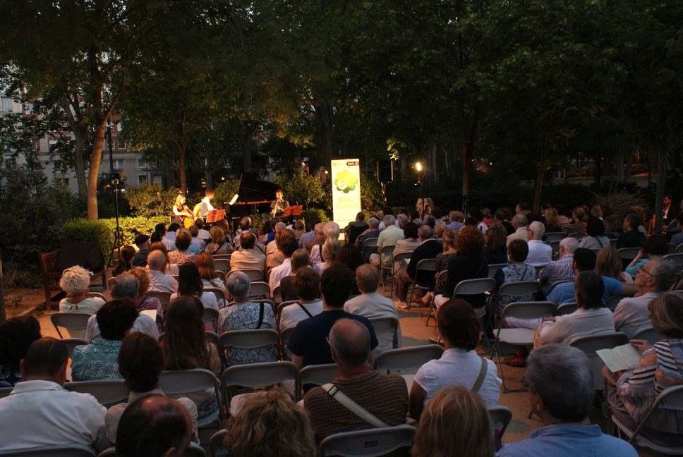 Outdoor concert in Barcelona